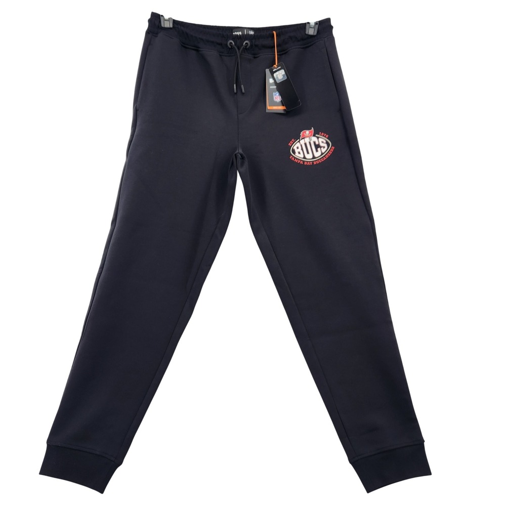 BOSS x NFL Tampa Bay Buccaneers NWT Mens XL Black Jogger Sweatpants‎ 50504580